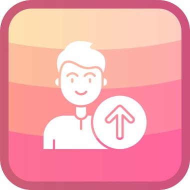 Sakallı bir adamın vektör çizimi