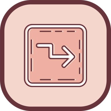 Modern b 'nin vektör illüstrasyonu eksik simgesi