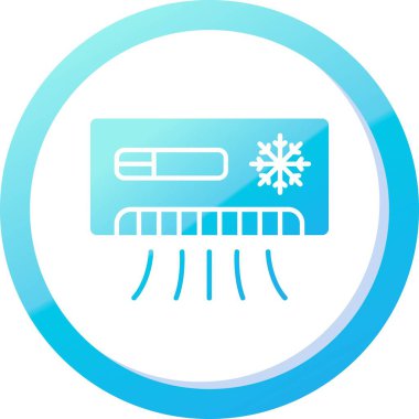 Termometre simgesi mavi vektör