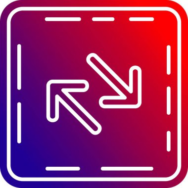 Yol işaretinin vektör illüstrasyonu