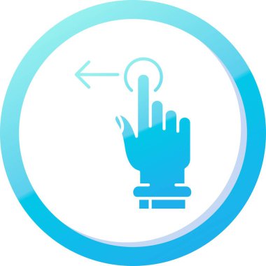 vektör dokunmatik simgesi, basit vektör illüstrasyonu