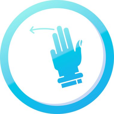 El eldiveni simgesi, çizgi film tarzı