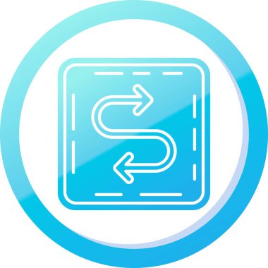 Ok simgesi, basit tarzı