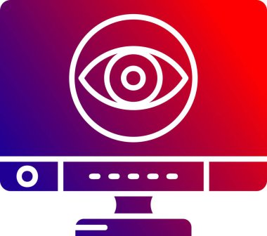 vektör izleyici simgesi illüstrasyonu