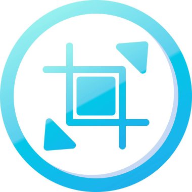 Beyaz arkaplanda vektör simgesi izole edildi