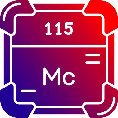 vektör kimyasal simgesi, vektör illüstrasyonu