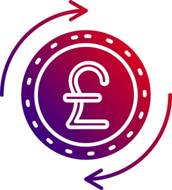 vektör pound Sterling simgesi