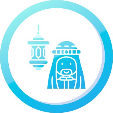 Eşsiz yabancı şehir vektör simgesi