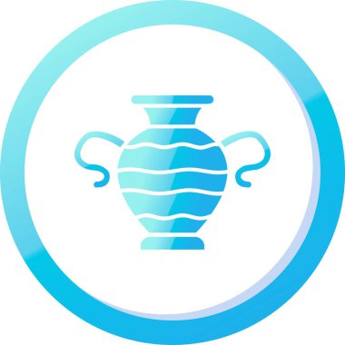 vazo çiçek simgesi, özet biçimi