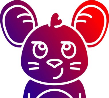 Çizgi film kedisinin vektör çizimi