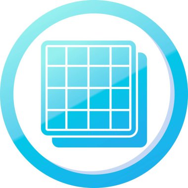 Güneş paneli simgesi. Beyaz arkaplanda izole edilmiş web tasarımı için güneş paneli vektör simgesi karikatürü