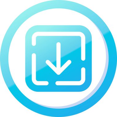 Ok simgesi, basit tarzı