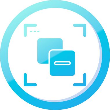 Eşsiz Yazıcı Vektör Satır Simgesi