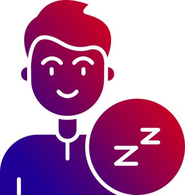 sleeping icon vector illustration