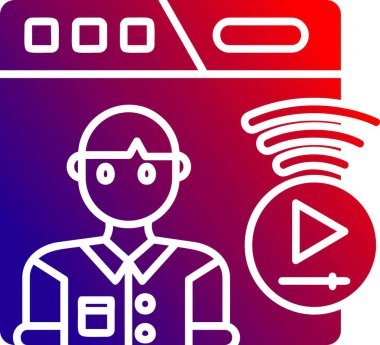 Akıllı fabrikanın vektör çizimi