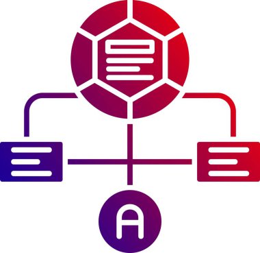 Sosyal ortam için vektör logosu simgesi