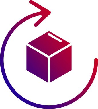 kutu simgesi, vektör illüstrasyonu