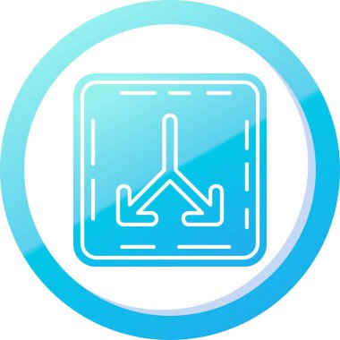 Aşağı ok simgesi, çizgi film biçimi