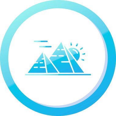 Güzel Güneş Kabartma Vektörü Simgesi