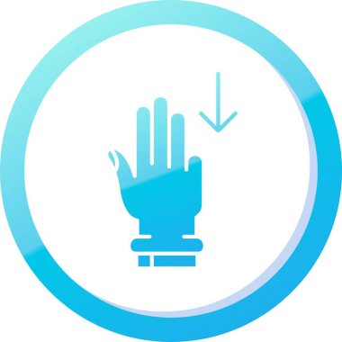 parmak jest simgesi, özet biçimi