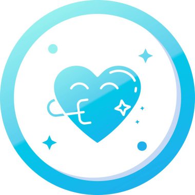 vektör kalp ico, vektör illüstrasyon