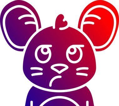 Tatlı bir çizgi film ayısının vektör çizimi