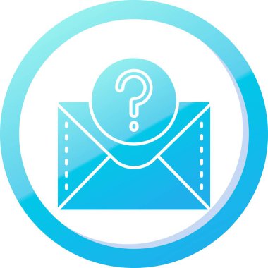 e- posta harf vektörü simgesi