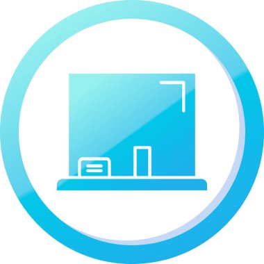 vektör lcd simgesi illüstrasyonu