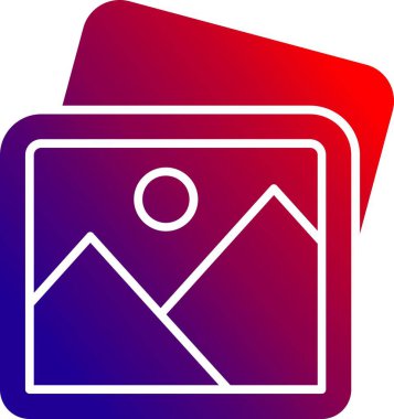 Eşsiz Kamera Vektör Satırı Simgesi