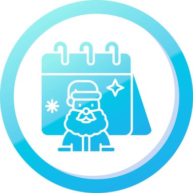 Noel Baba çanta simgesi, taslak biçimi