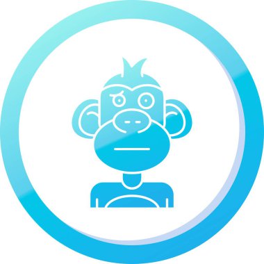 Maymun simgesi, basit tarzı