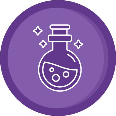 Benzersiz matara vektör simgesi