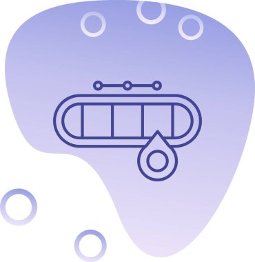 Modern b 'nin vektör illüstrasyonu eksik simgesi