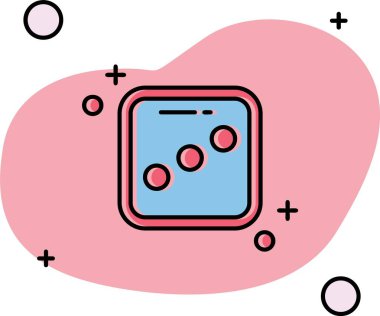 akıllı telefon simgesi tasarım, vektör çizim