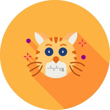 Cadılar Bayramı simgesi, vektör illüstrasyonu