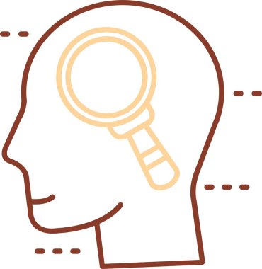 Anahtar simgesine sahip insan kafası, özet biçimi