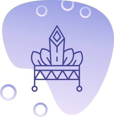 Teknedeki bir teknenin vektör çizimi