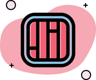 Mumlu bir kalbin arka planının vektör çizimi