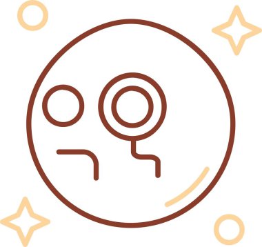 vektör emoji simgesi çizimi