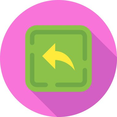 ok yönü sağ simge uzun - gölge biçimi