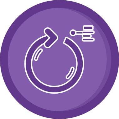 Modern b 'nin vektör illüstrasyonu eksik simgesi