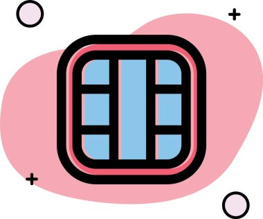 Yeni yılın tasarımı için bir arkaplanın vektör illüstrasyonu