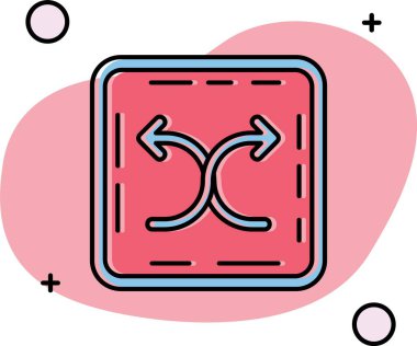 Ok simgesi tasarım vektörü