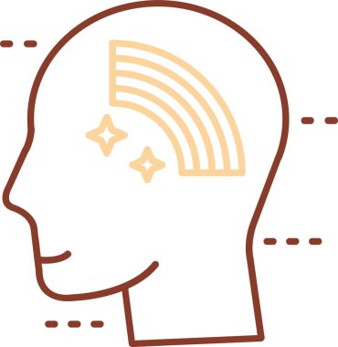 baş simge tasarımı vektör illüstrasyonu