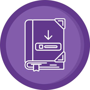 Modern simgenin vektör illüstrasyonu