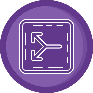 Vektör yön simgesi