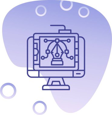 Kişisel ve ticari sunum için vektör simgesi