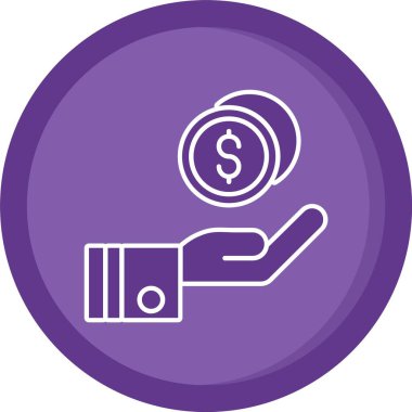 Vektör Doları simge tasarlamak