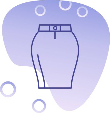 Benzersiz su tankı vektör çizgisi simgesi