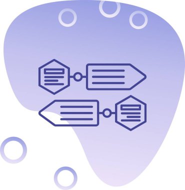 Beyin. Web simgesi basit illüstrasyon